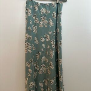 Jones New York Floral Silk Skirt